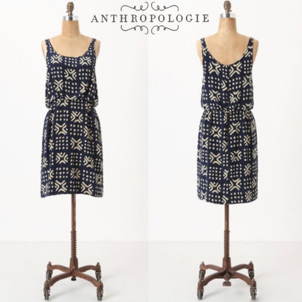 Sariah for Anthropologie Silk Dress